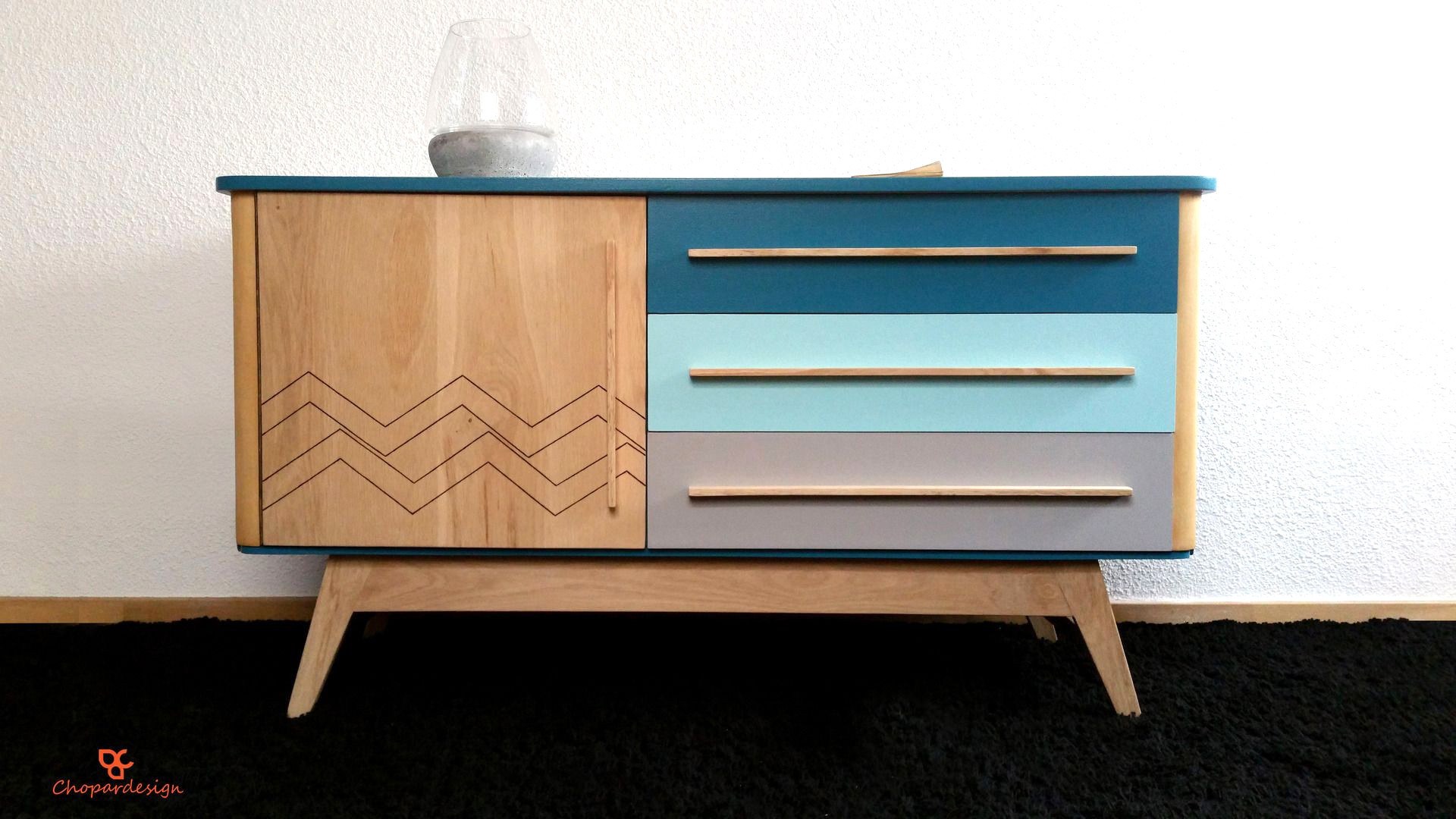 Revetement adhesif meuble scandinave