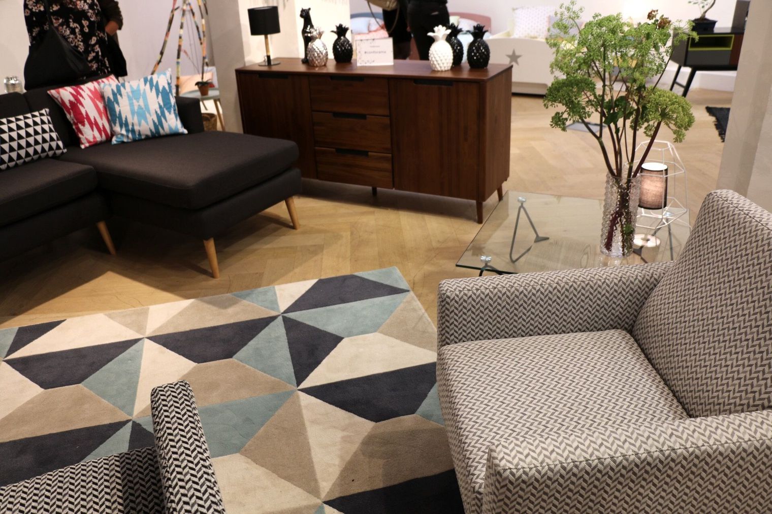 Tapis salon tendance scandinave