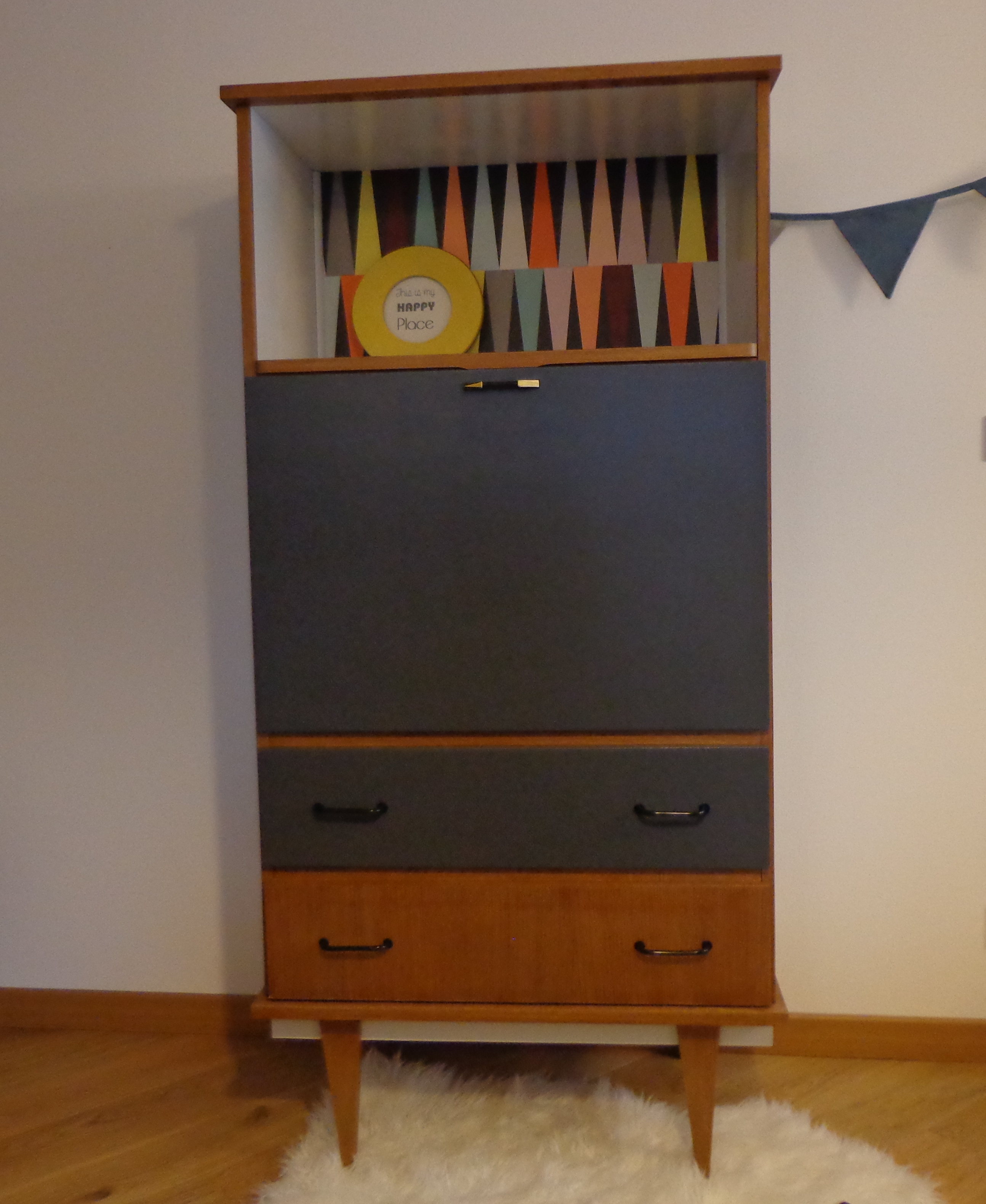 Meuble secrétaire scandinave