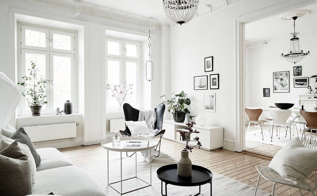 Salon thème scandinave