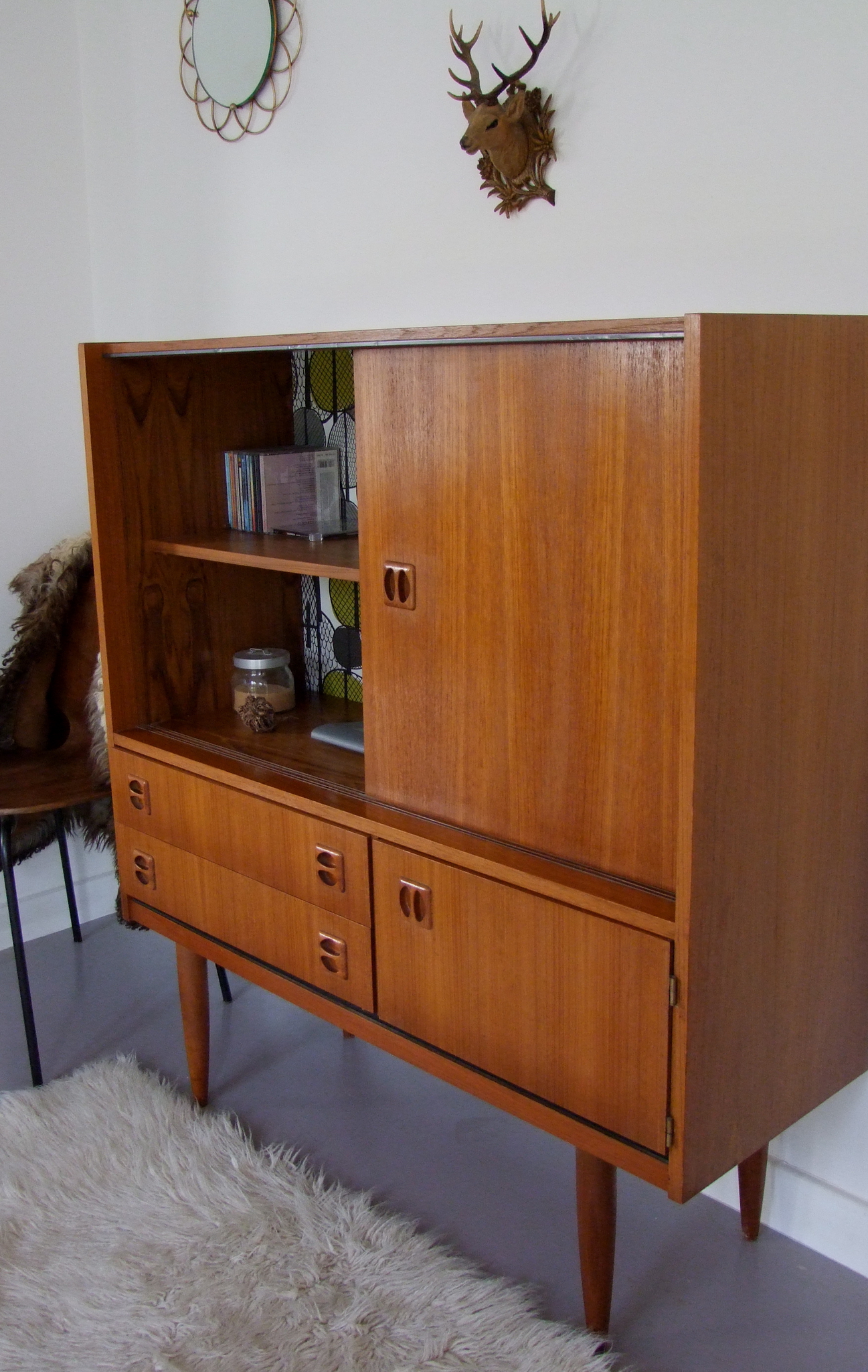 Meuble scandinave vintage bois