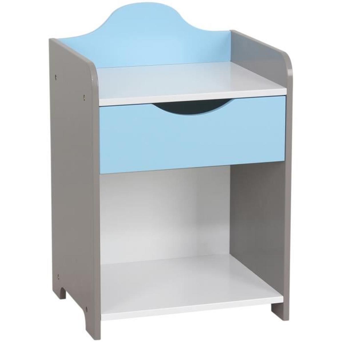 Table chevet enfant scandinave