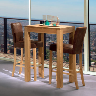 Table ronde coktail scandinave