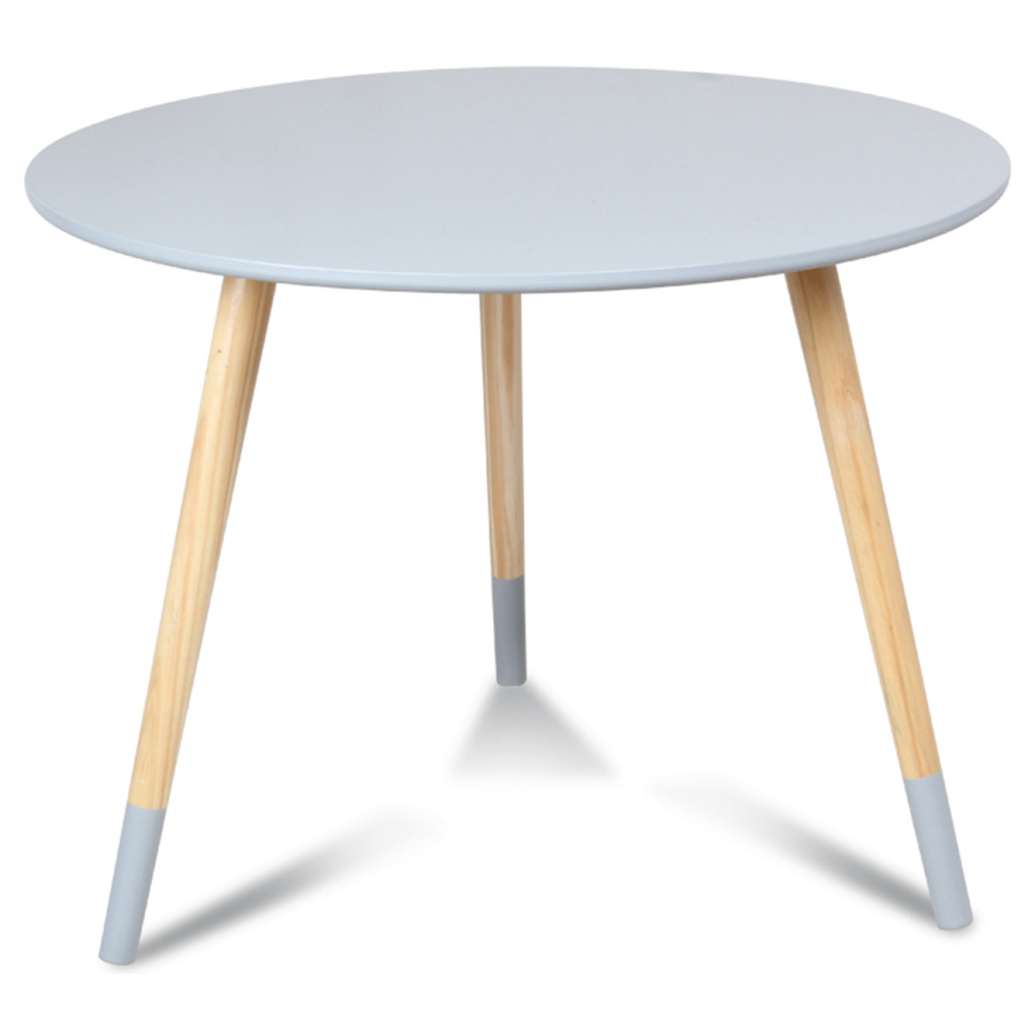 Table basse scandinave blanche et grise