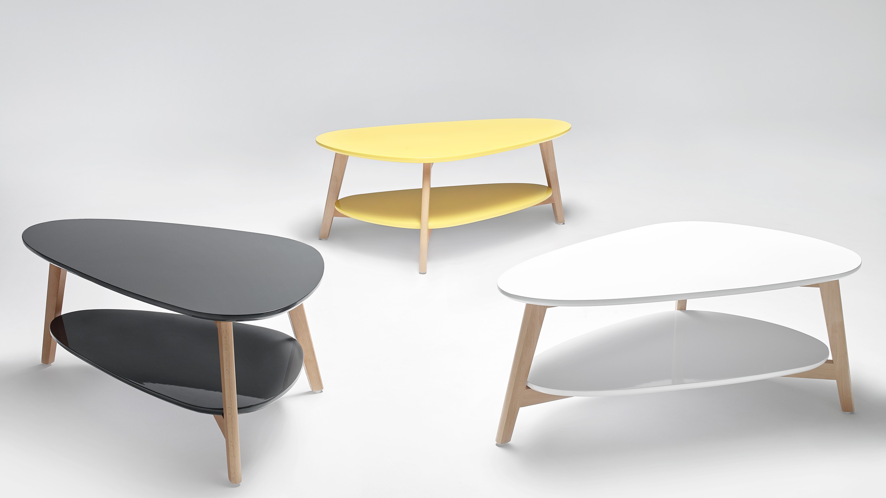 Table basse duo scandinave