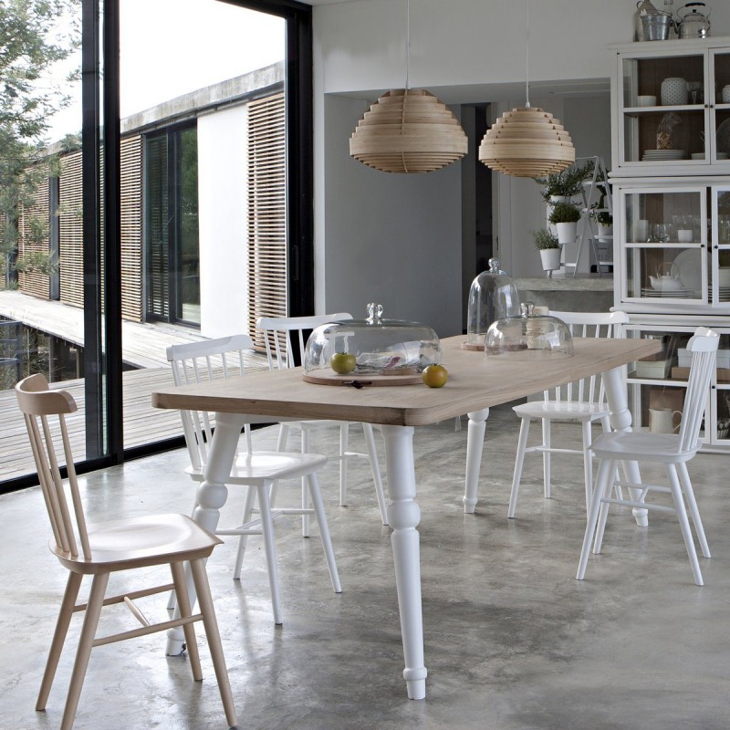 Deco scandinave bois et blanc