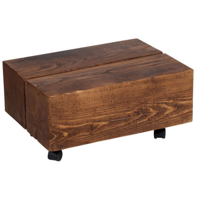 Cocktail scandinave table basse poutre