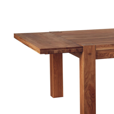 Table ronde avec rallonge cocktail scandinave