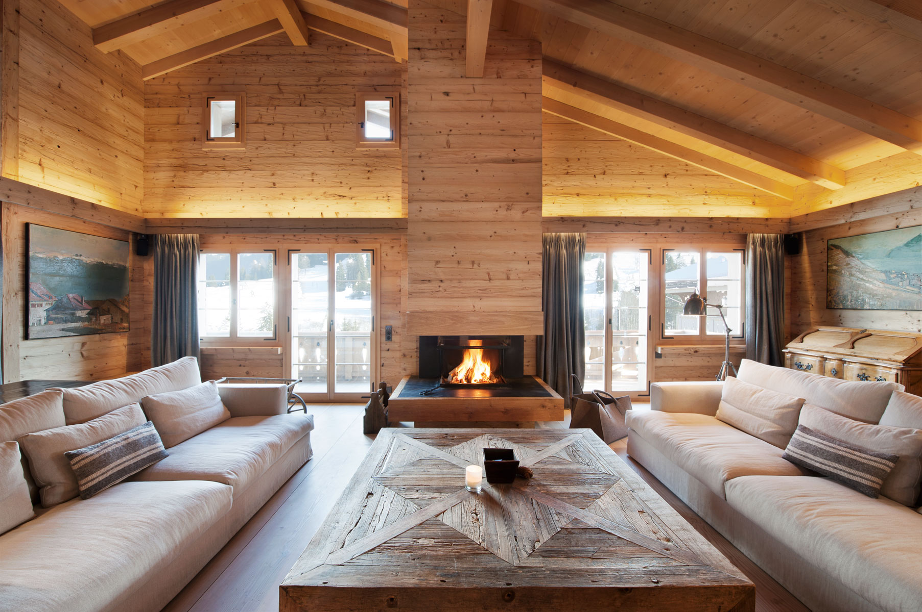 Deco interieur chalet scandinave