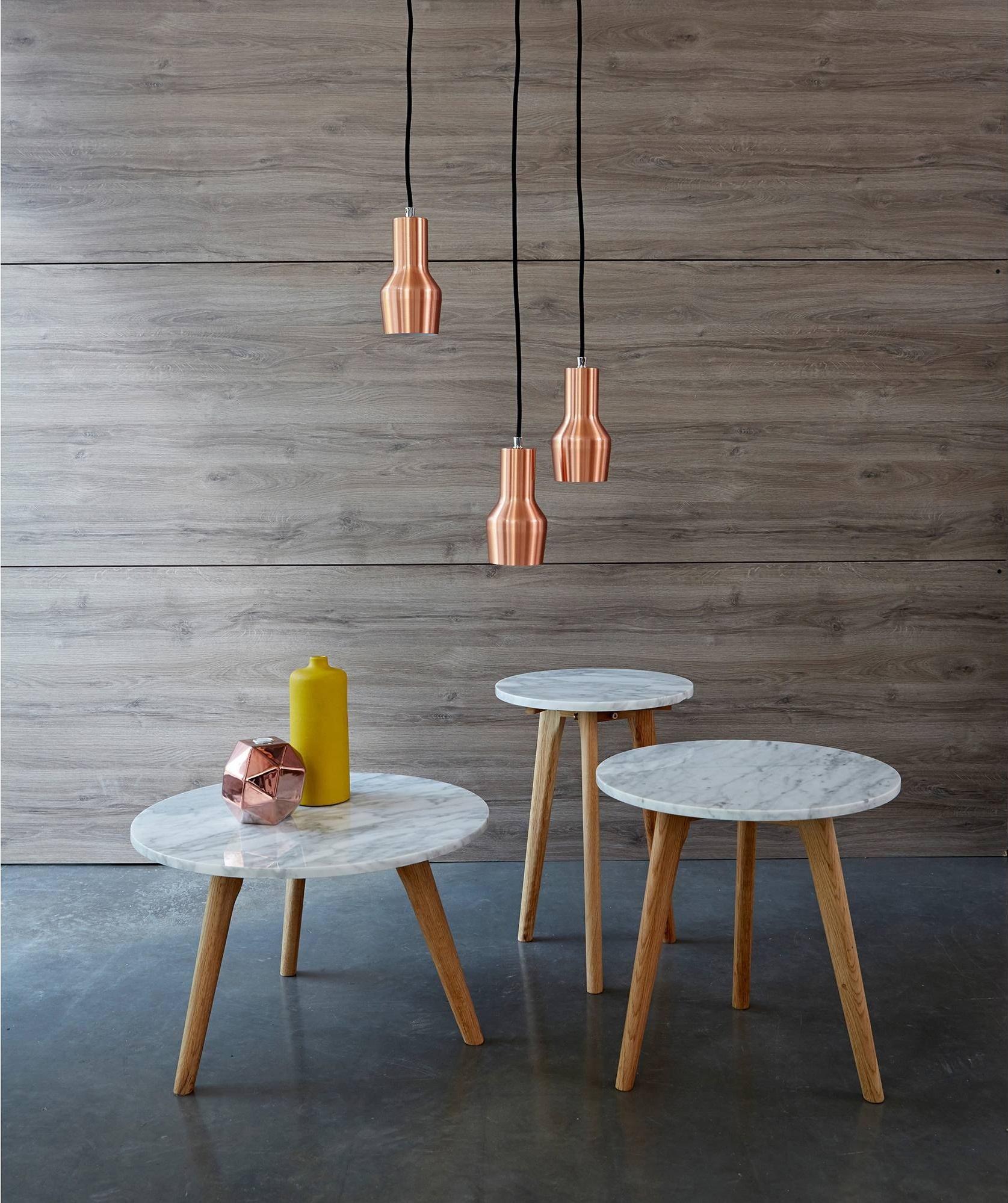 Table basse scandinave motif