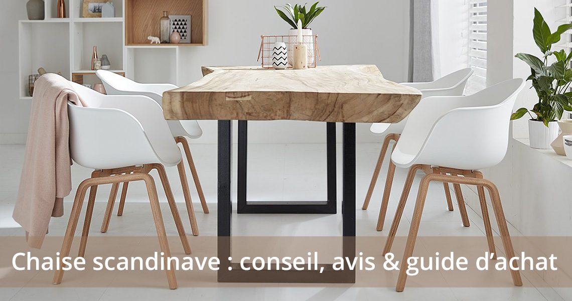 Table a manger et chaises scandinave