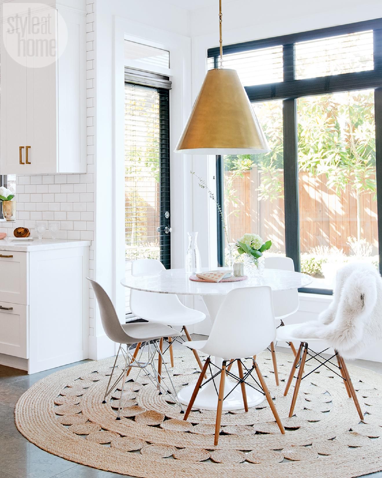 Table lack style scandinave
