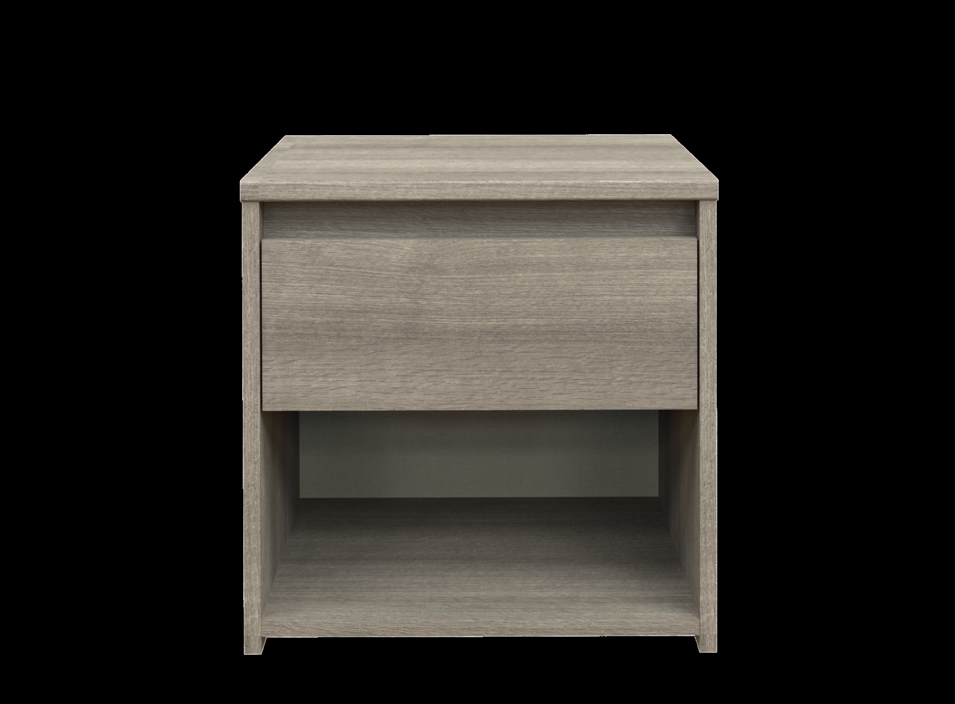 Table de chevet scandinave 1 tiroir amanda chêne clair et blanc