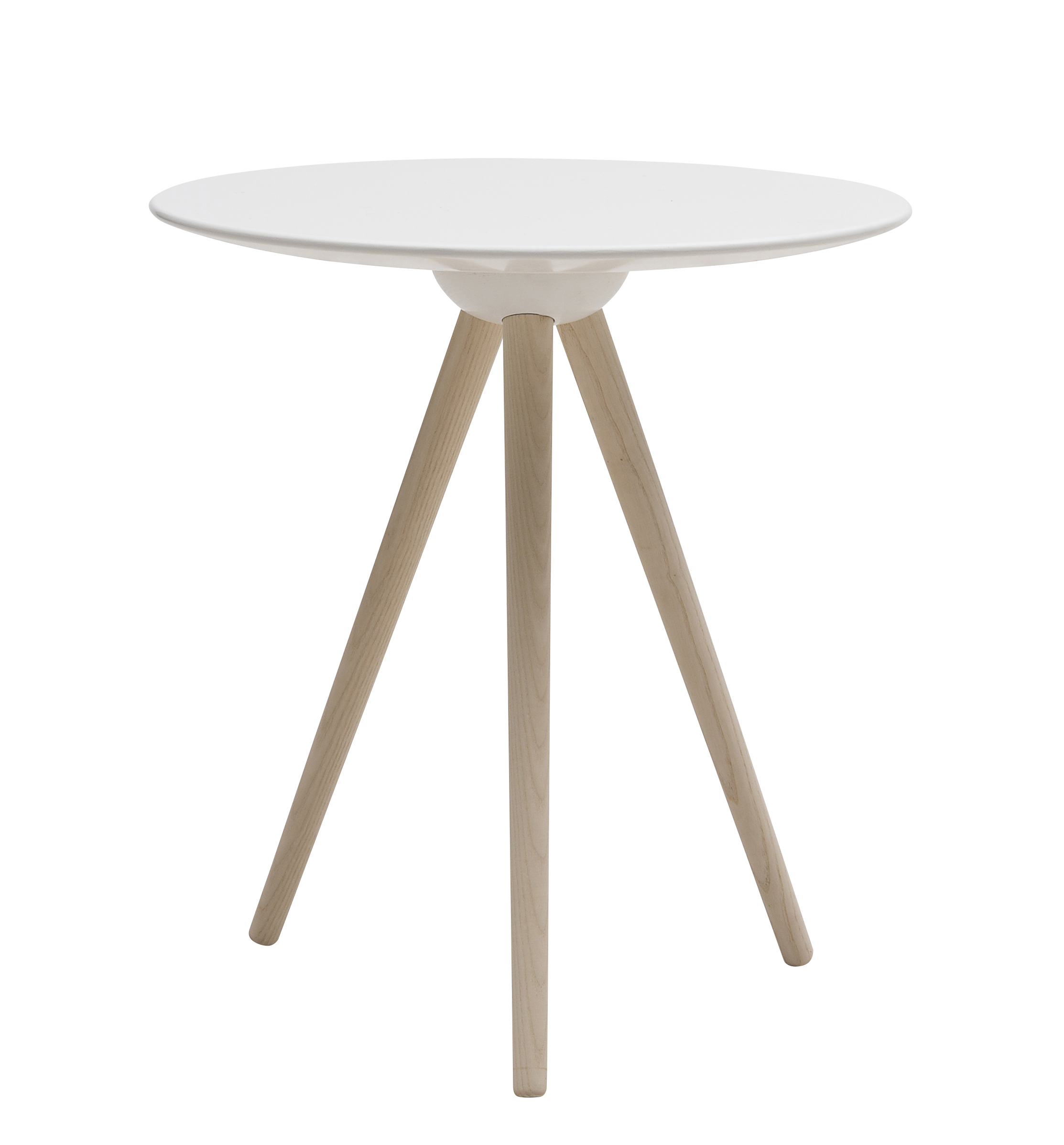 Table d'appoint blanche scandinave