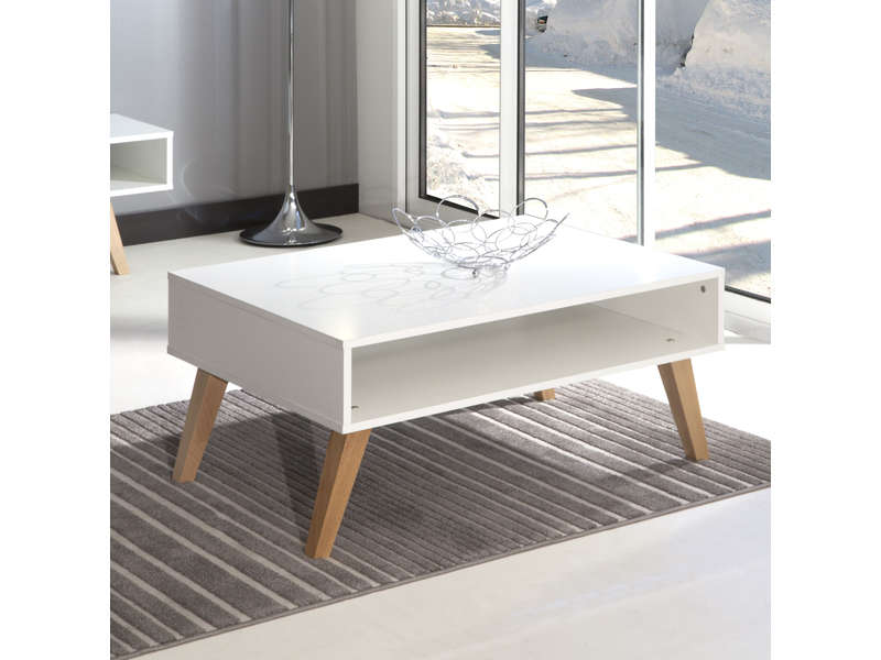 Table basse style scandinave conforama