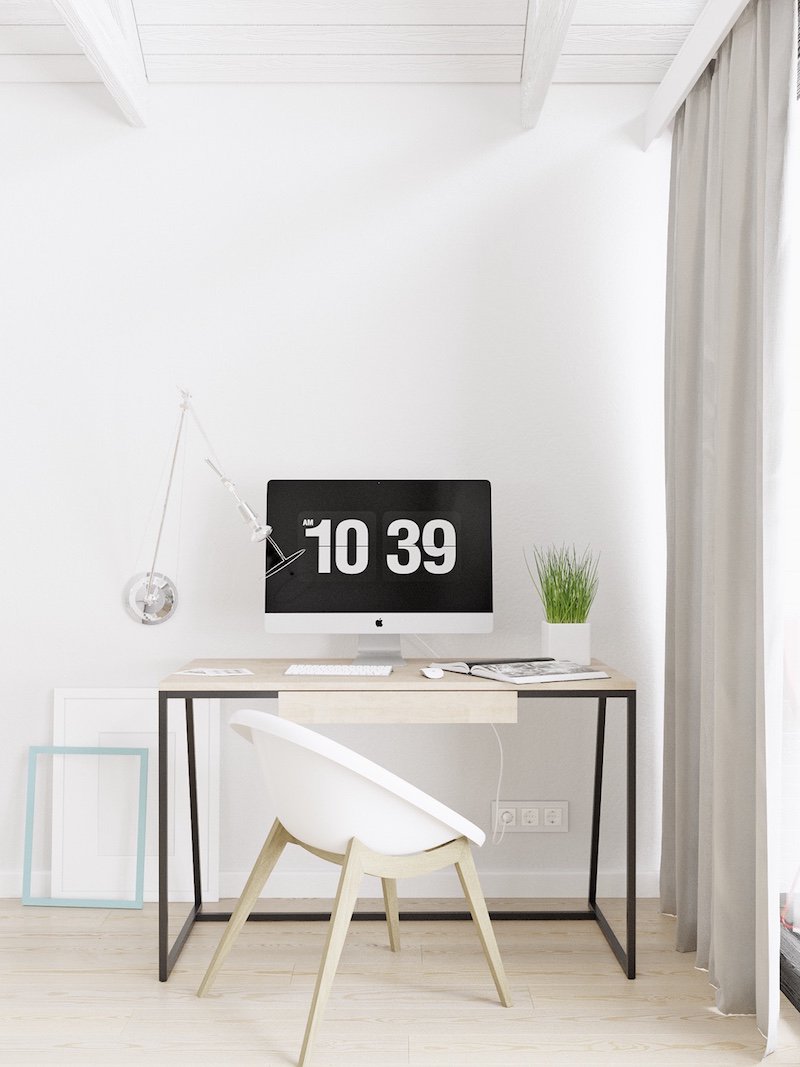 Déco bureau style scandinave