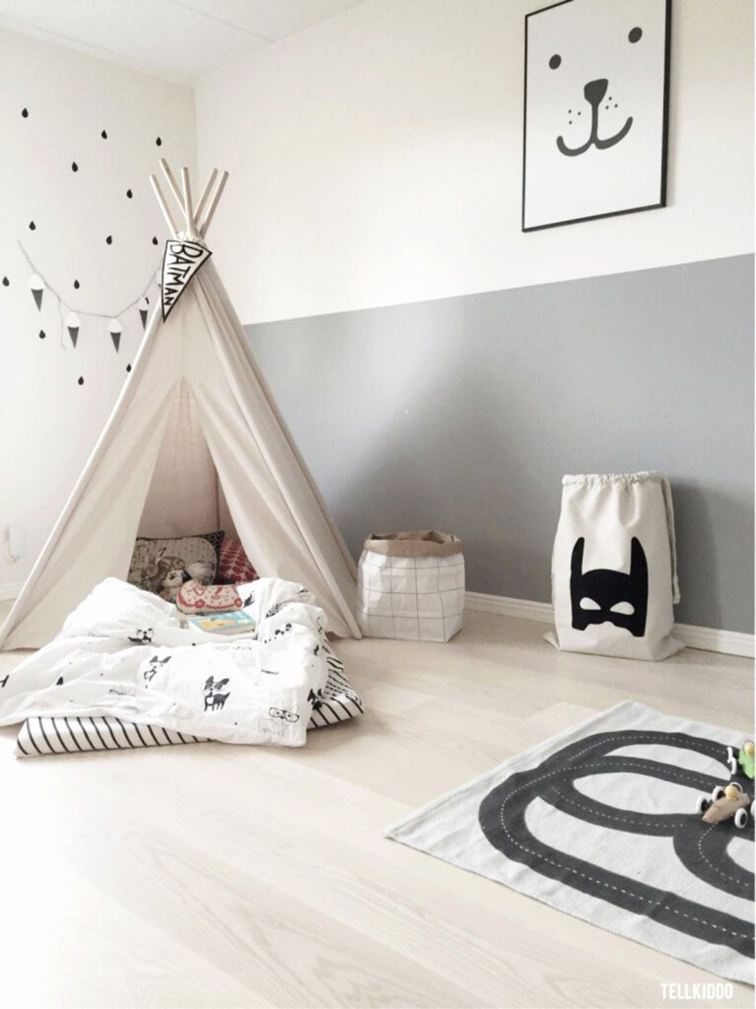 Déco scandinave chambre fille