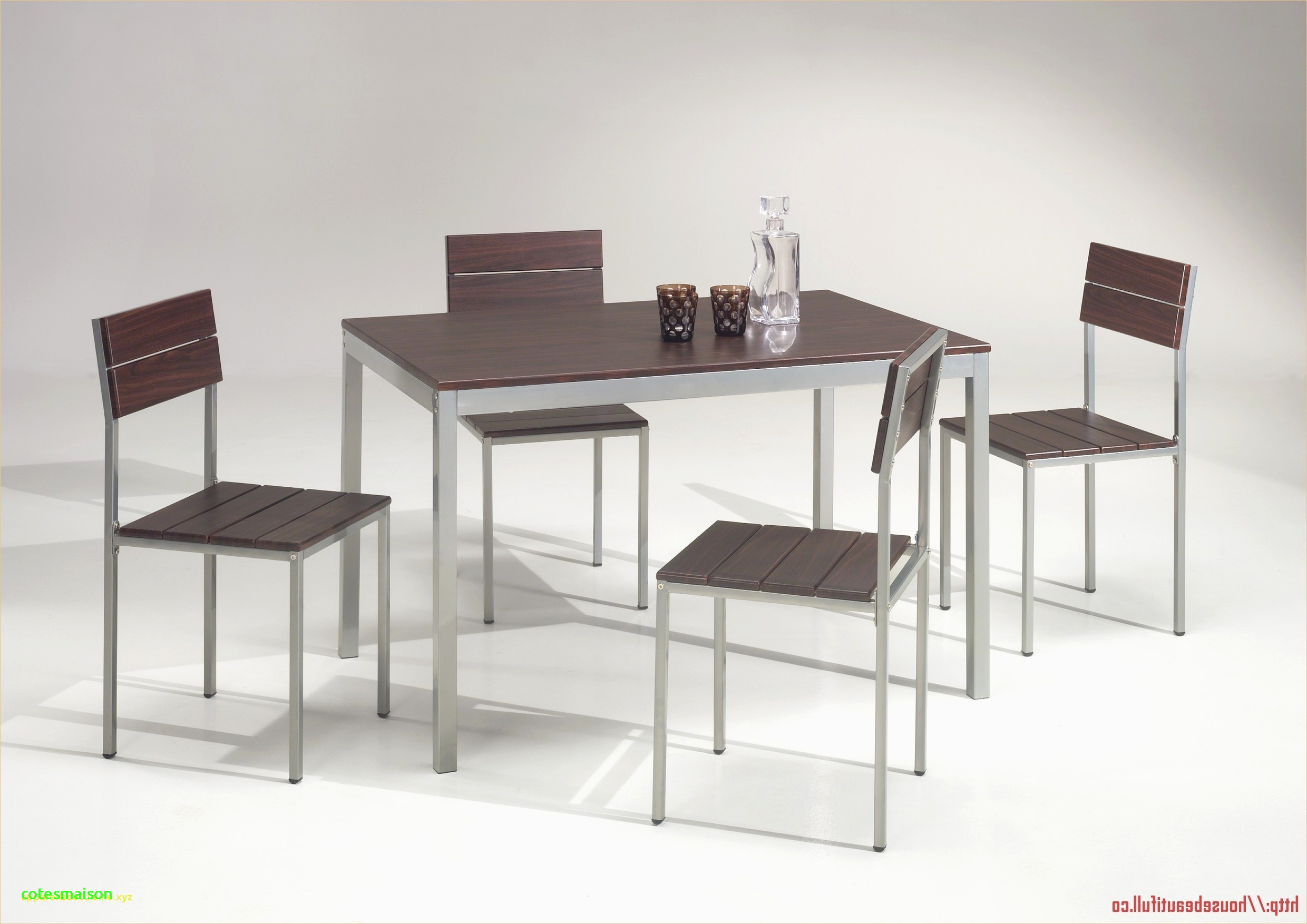 Table haute scandinave blanche