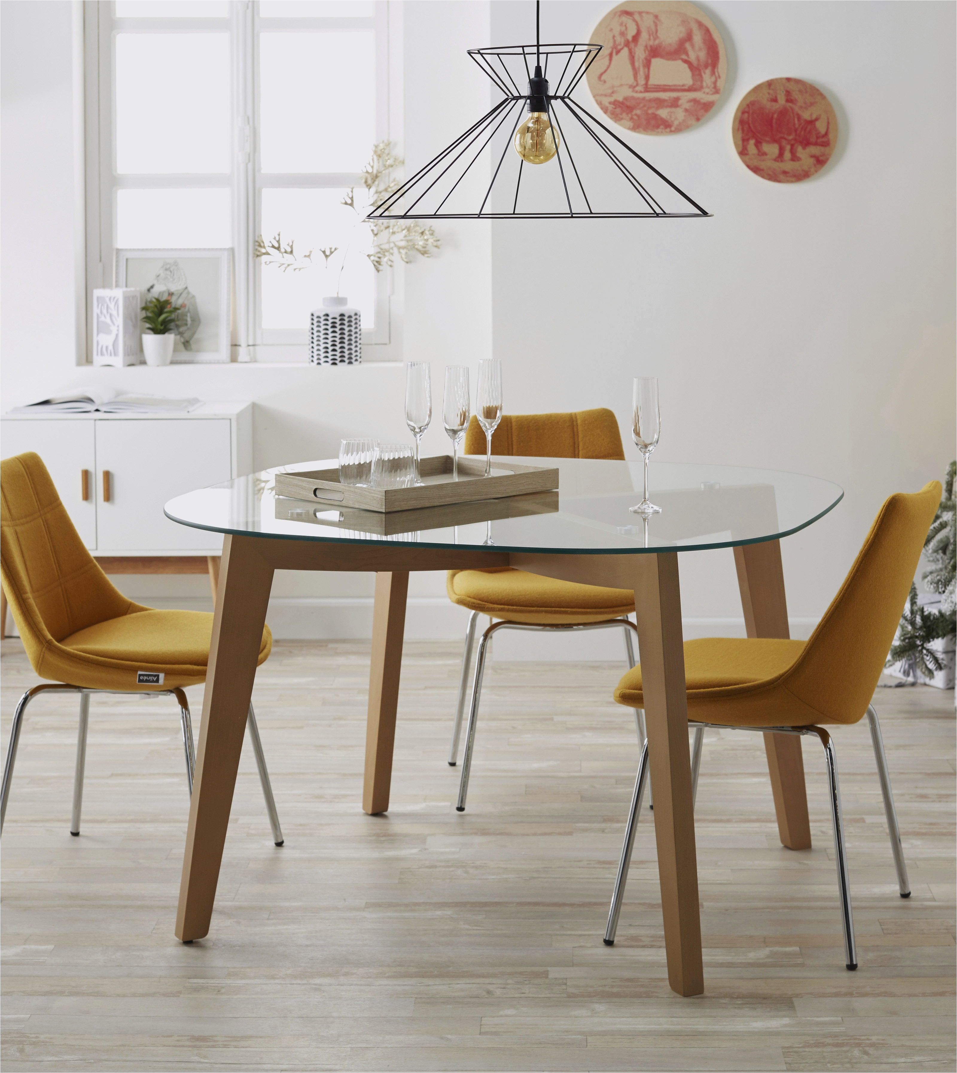 Cocktail scandinave table gigogne