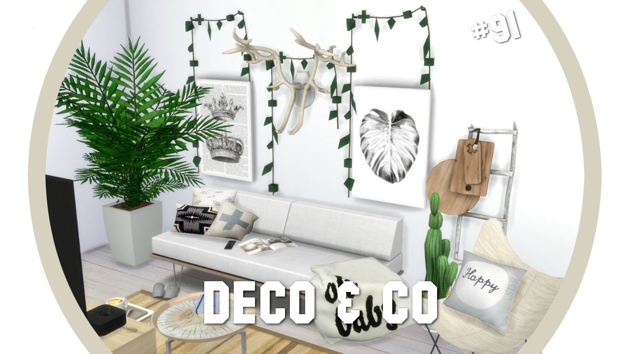 Sims 4 deco scandinave