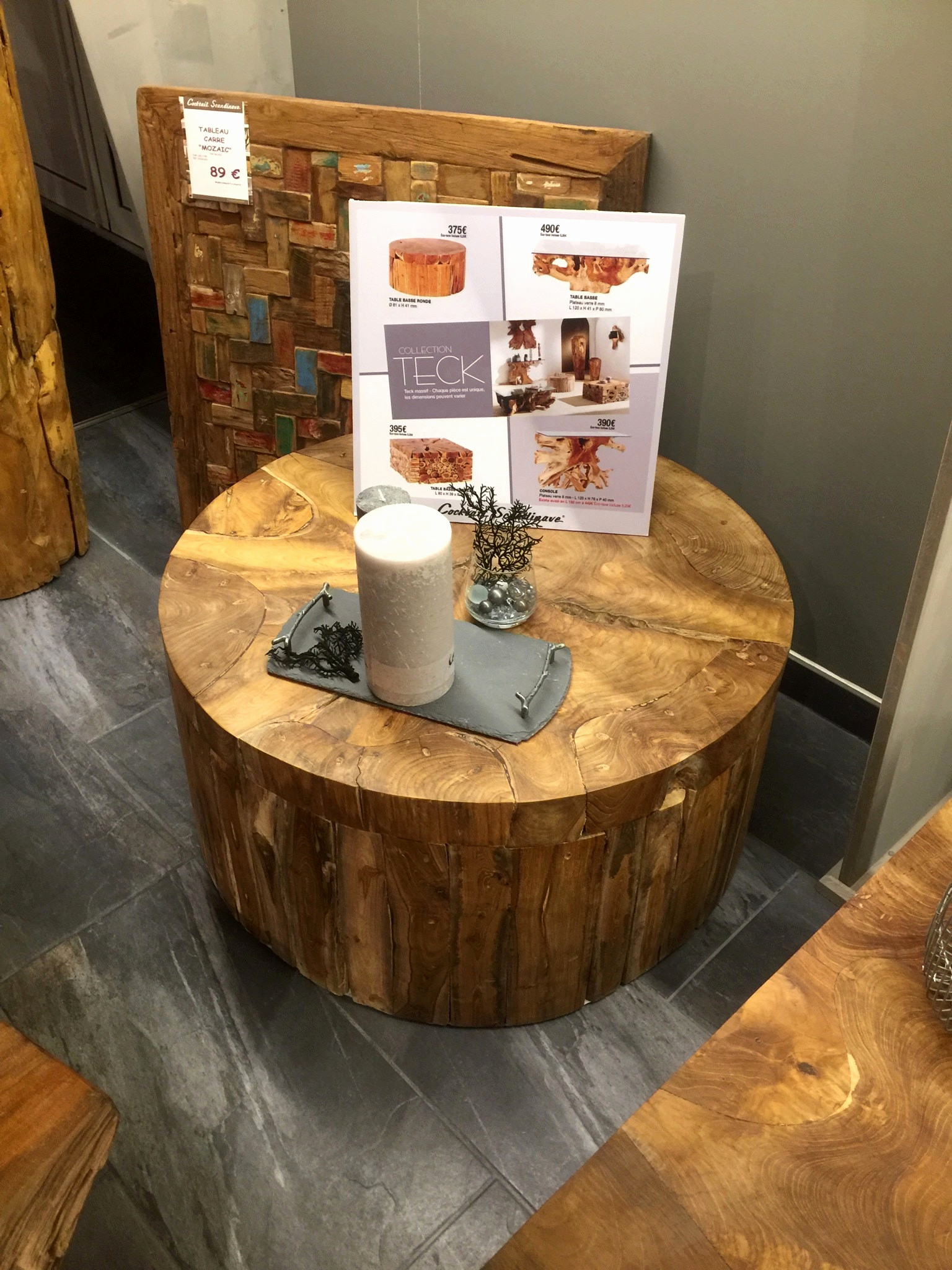 Table manado cocktail scandinave
