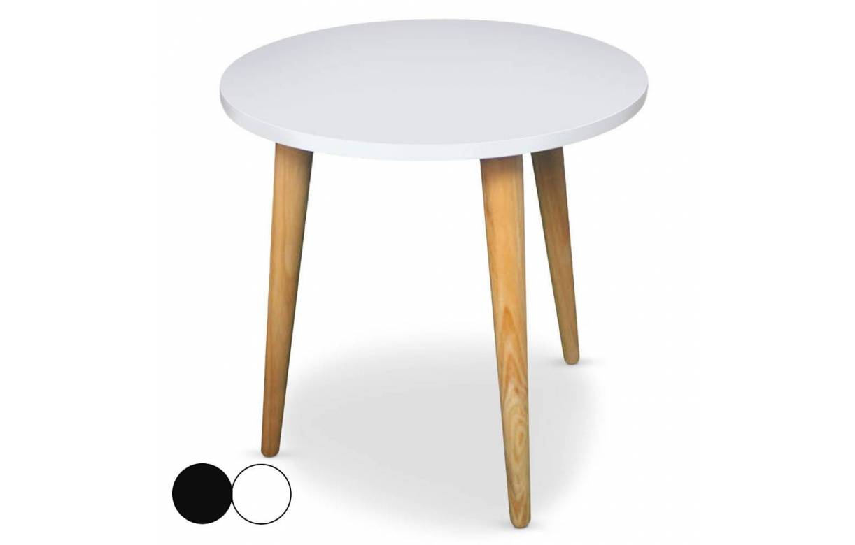Table basse style scandinave noir