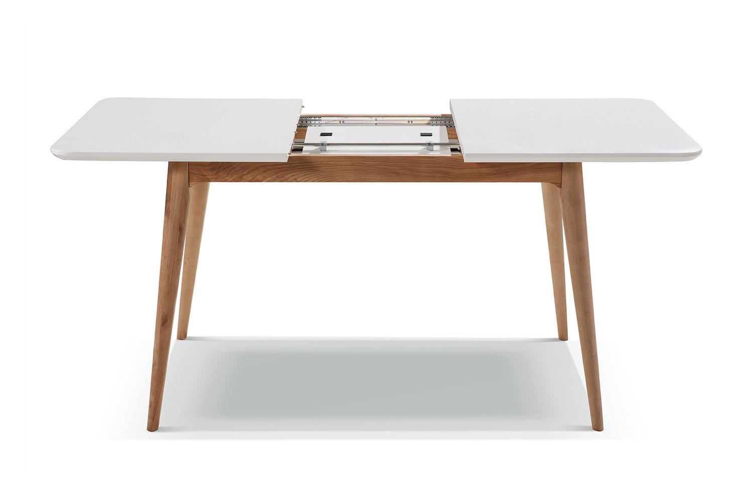 Table à manger scandinave avec rallonges