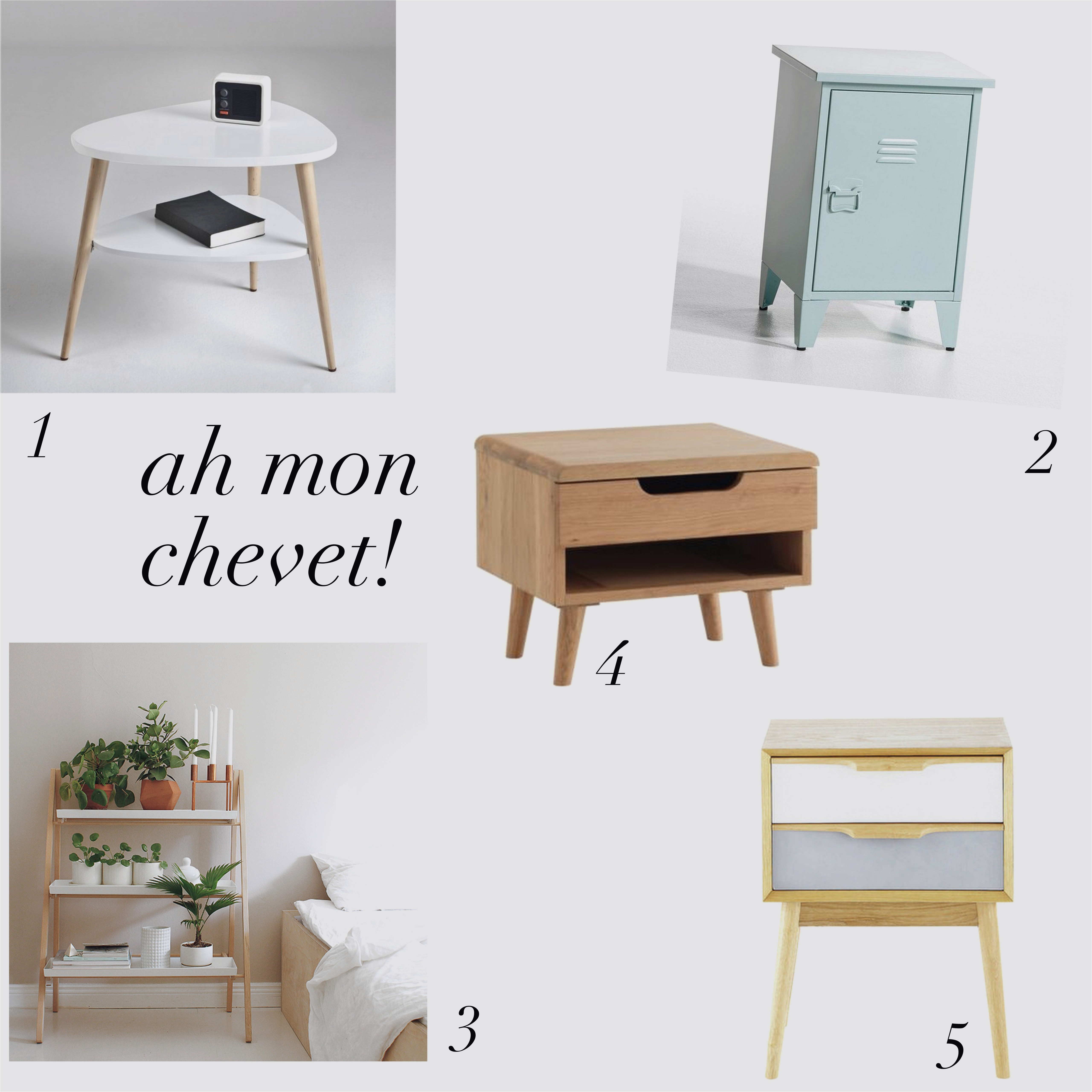 Table de chevet scandinave tati