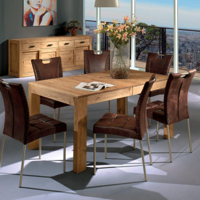Table hexagonale cocktail scandinave