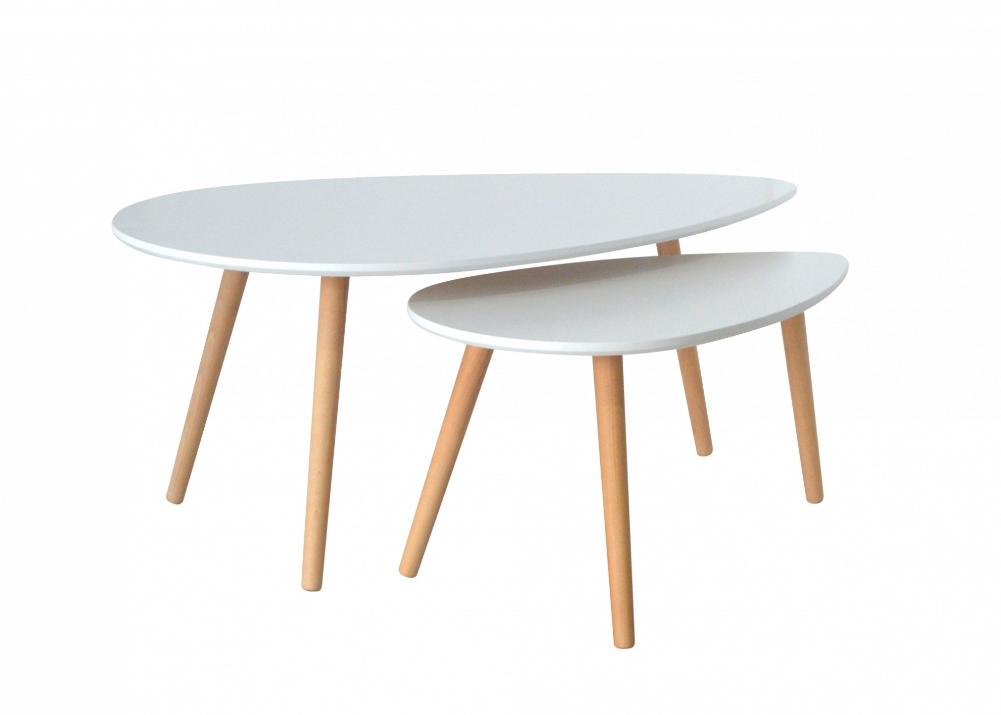 Table en verre style scandinave