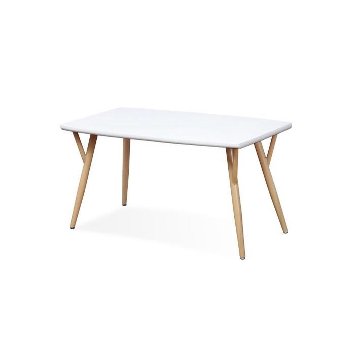 Table à manger scandinave 6 personnes
