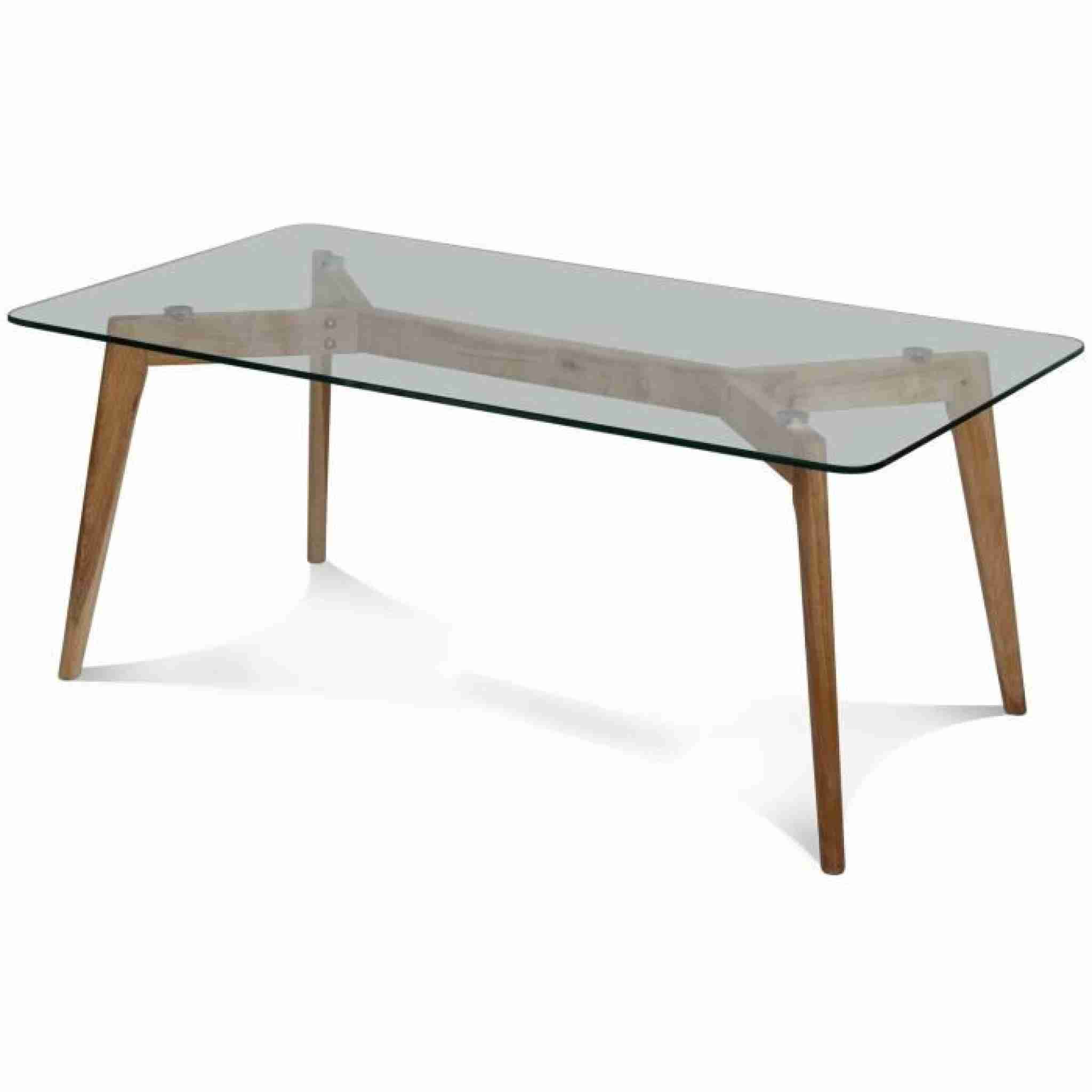 Table scandinave verre pas cher