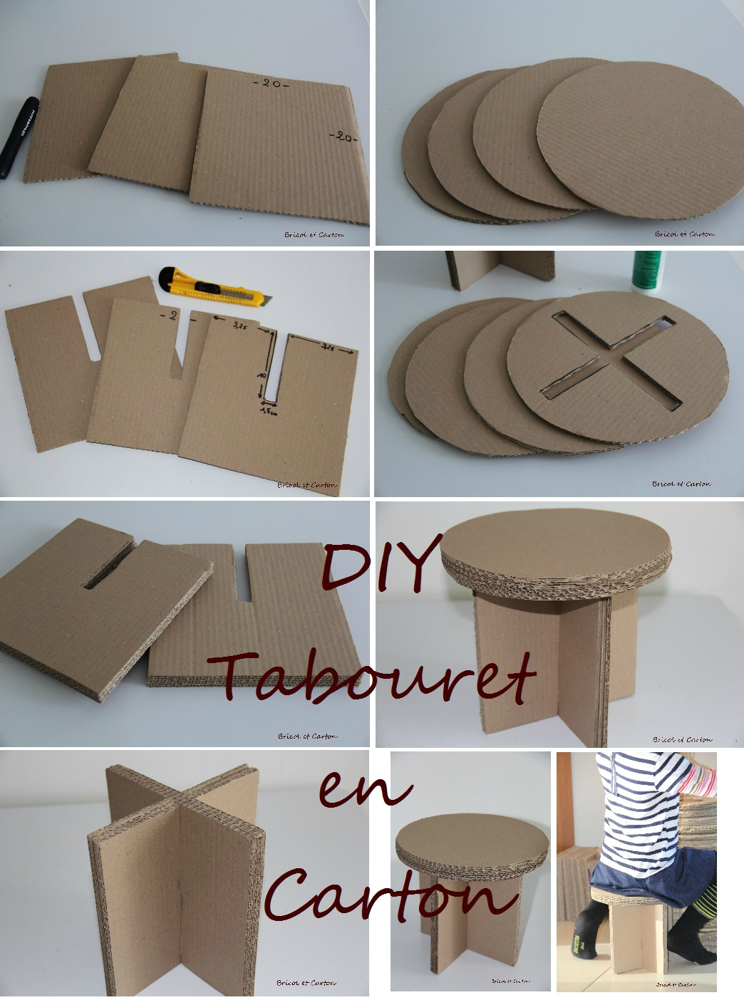Comment faire une assise de tabouret