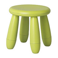 Tabouret avec dossier pour coiffeuse