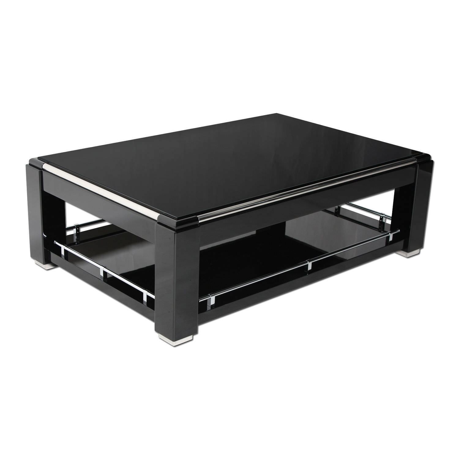 Table basse bois art déco