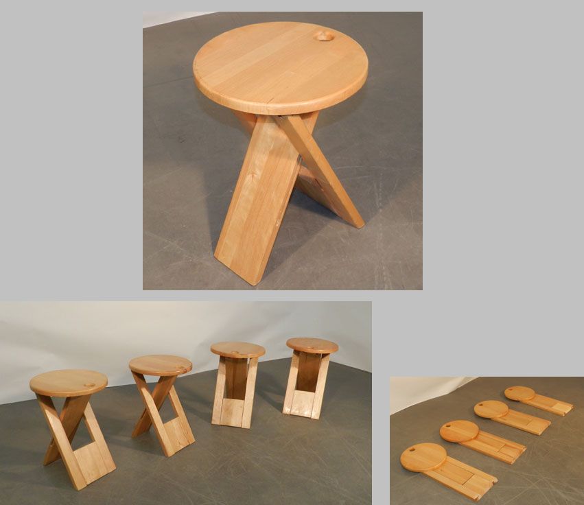 Tabouret pliant roger tallon