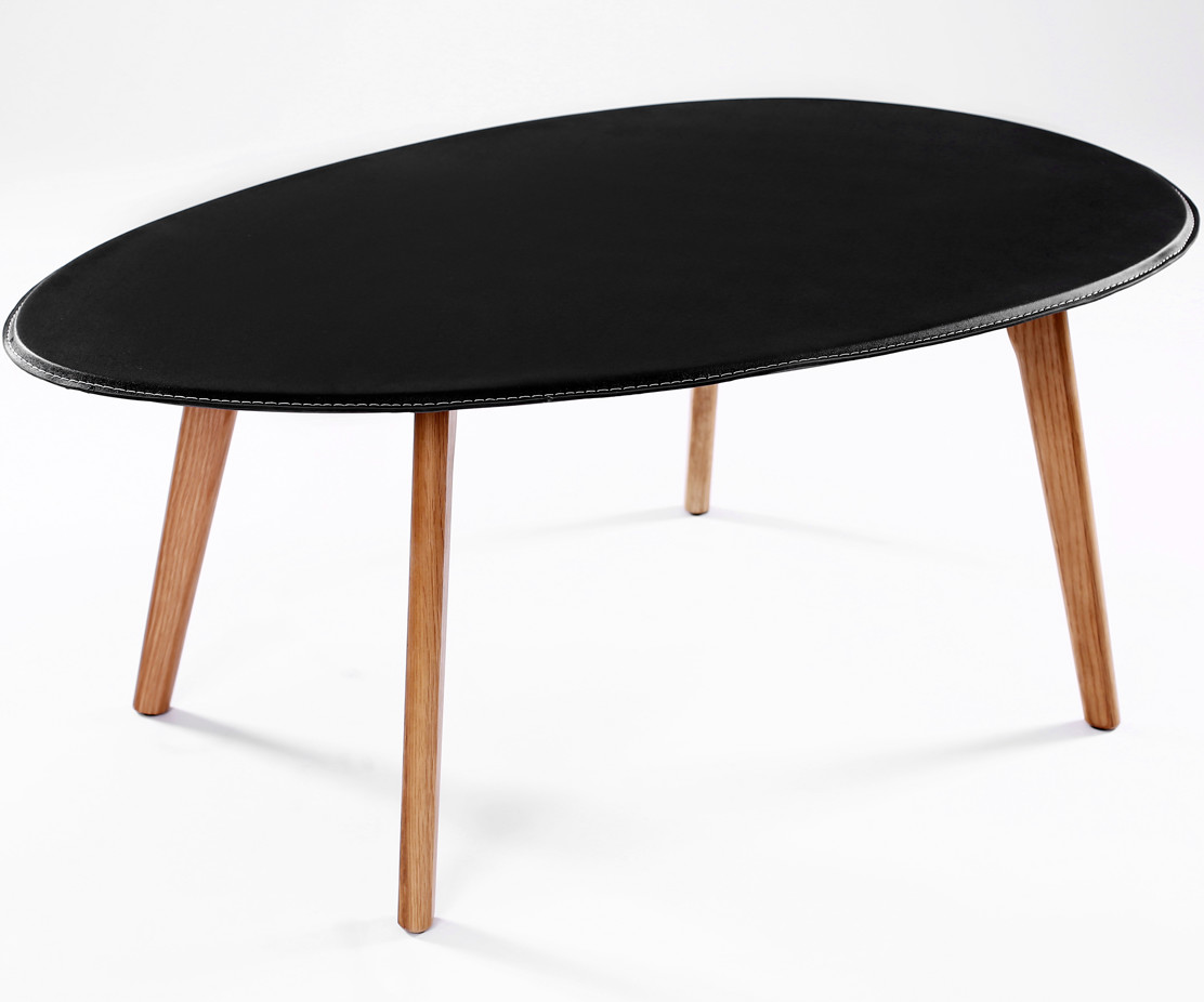 Table basse scandinave metal noir