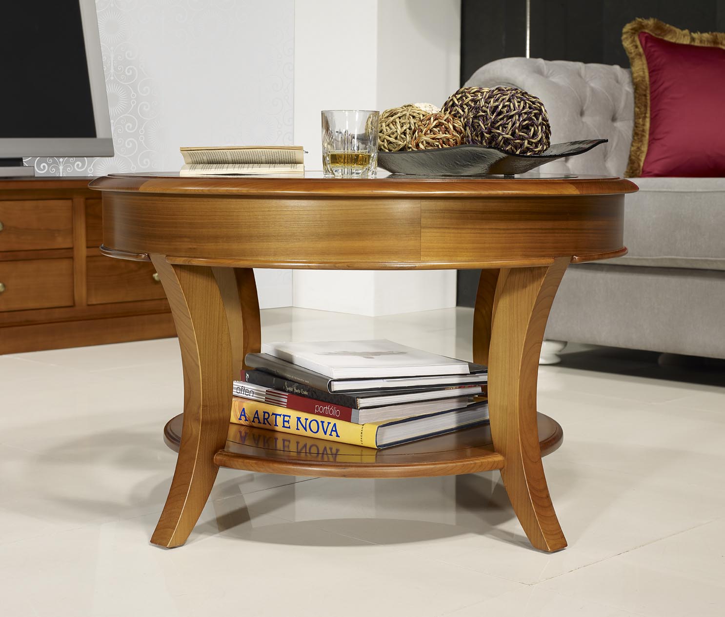 Table basse ronde diametre 60 cm