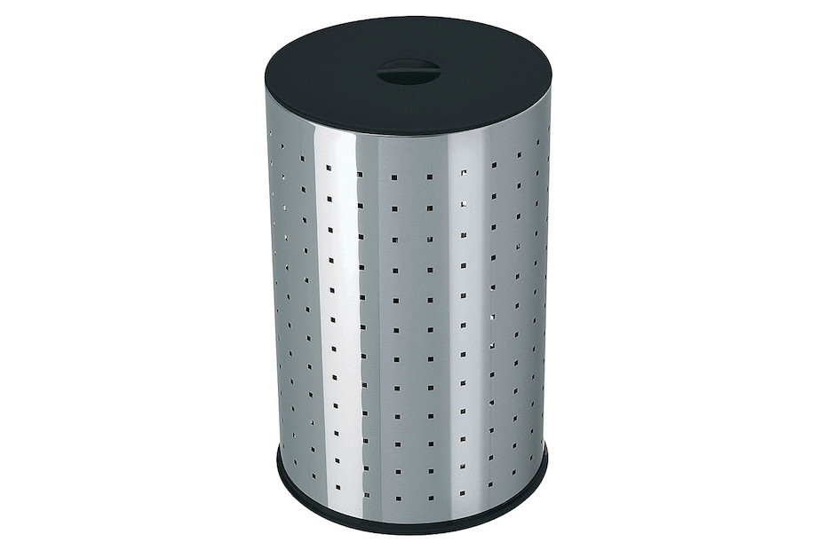 Coffre à linge tabouret inox