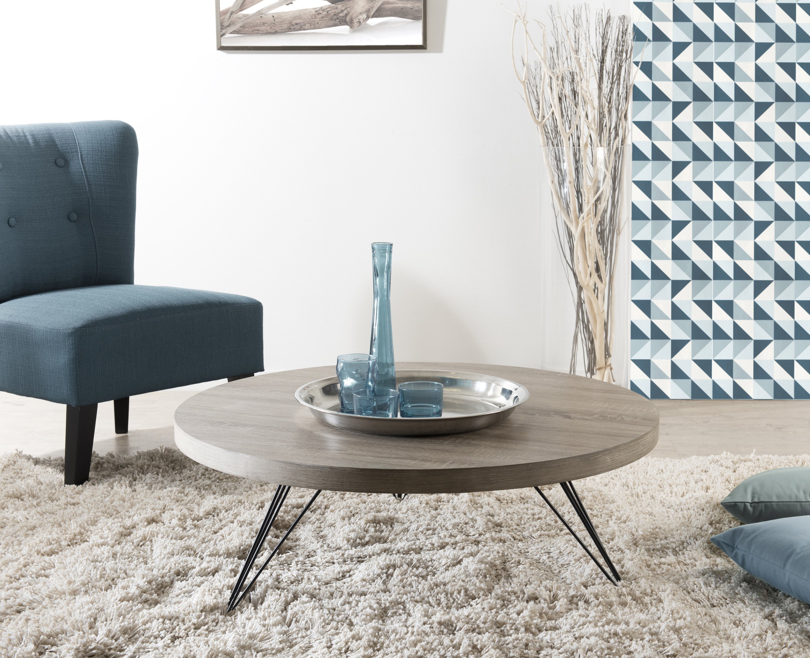 Table scandinave 90x90