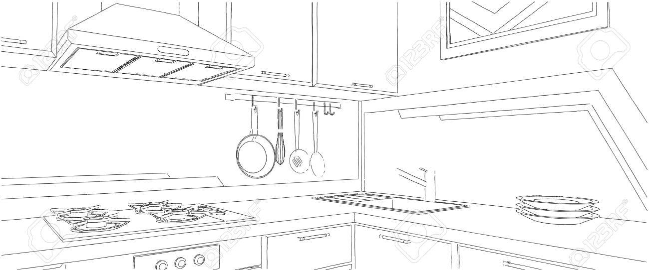 Evier dessin