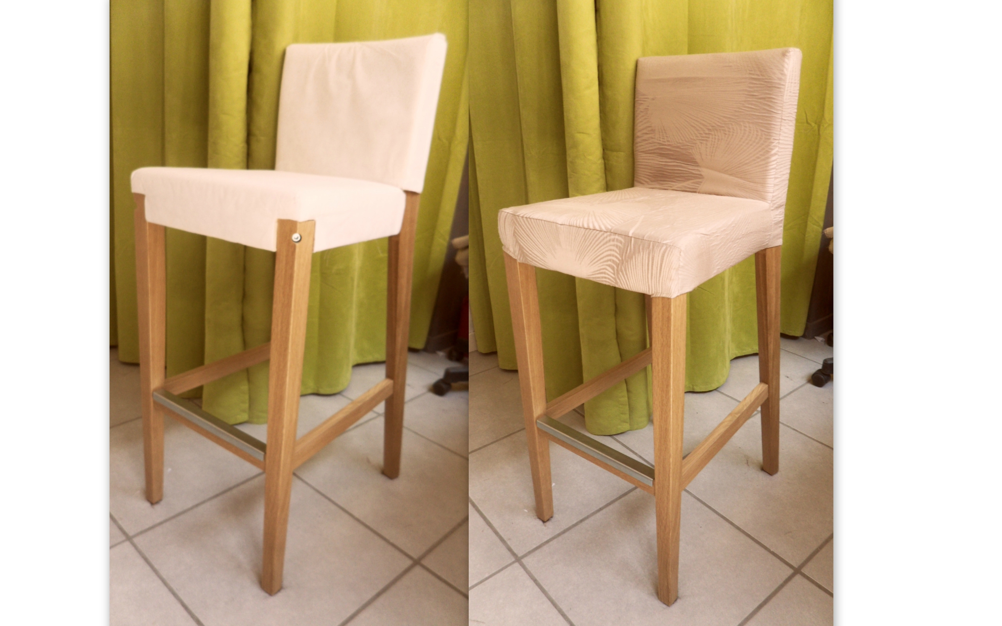 Housse de tabouret de bar
