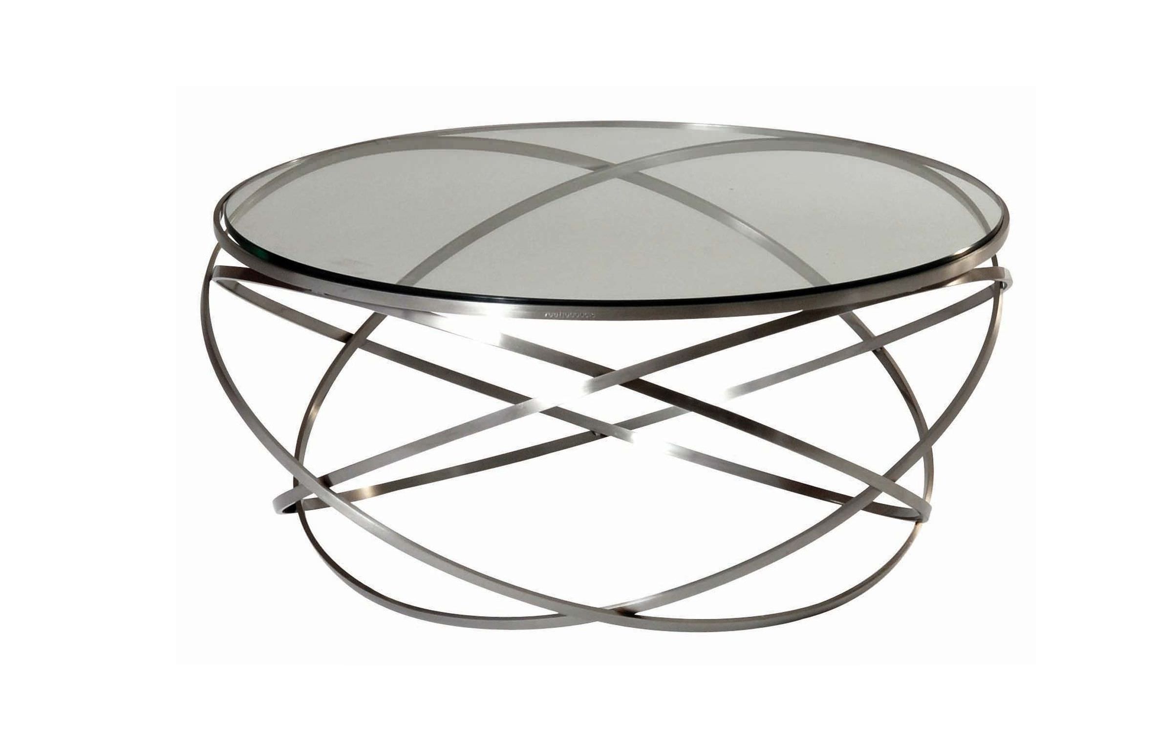 Table basse en verre carrée