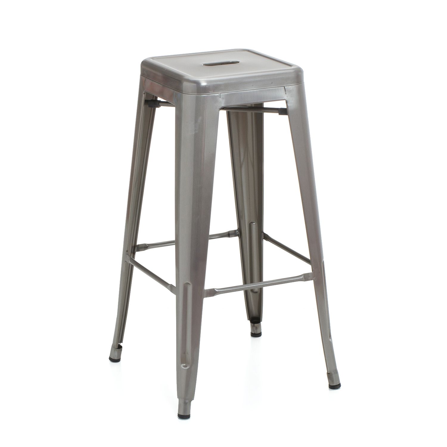 Tabouret de bar acier brossé