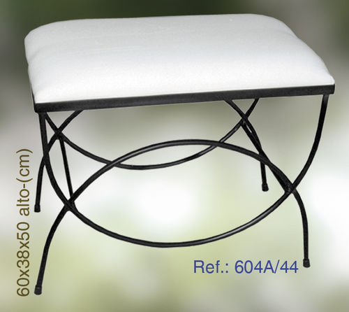 Tabouret bas fer forgé