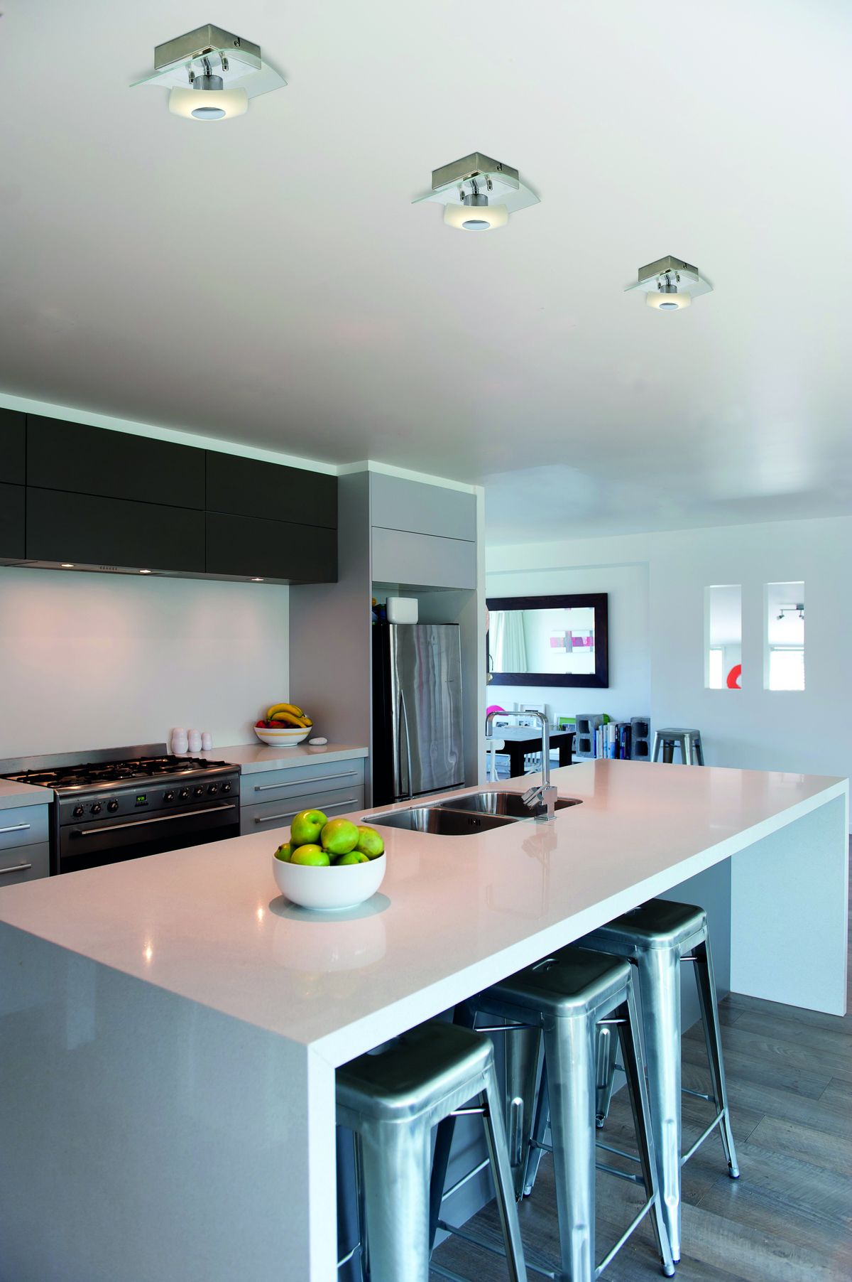 Neon dessus evier cuisine
