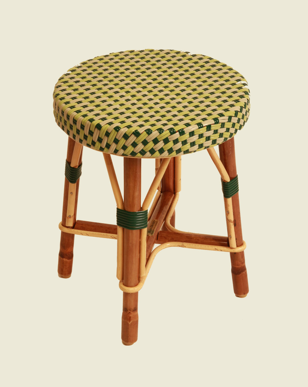 Tabouret en rotin