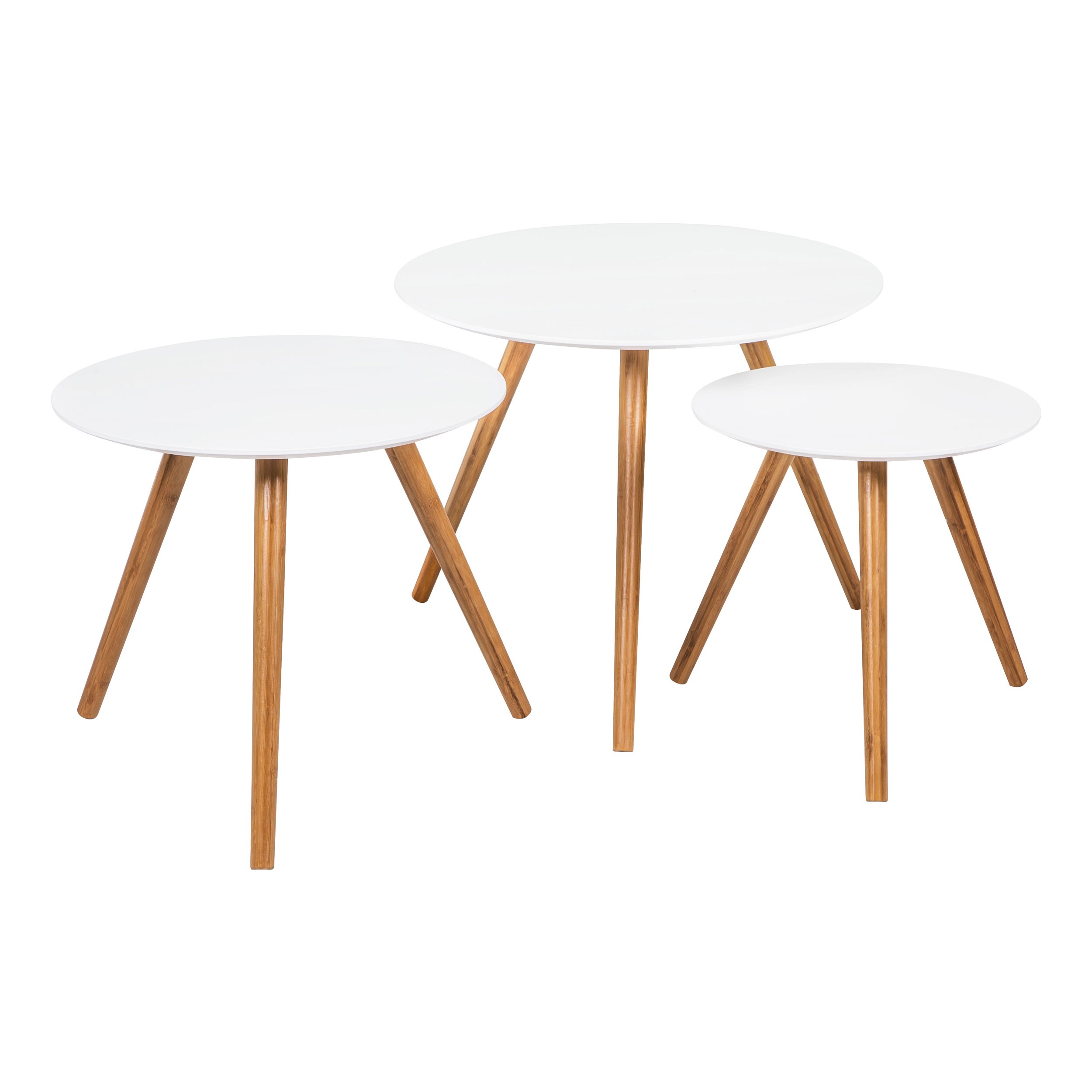 Lot de 3 table basse scandinave