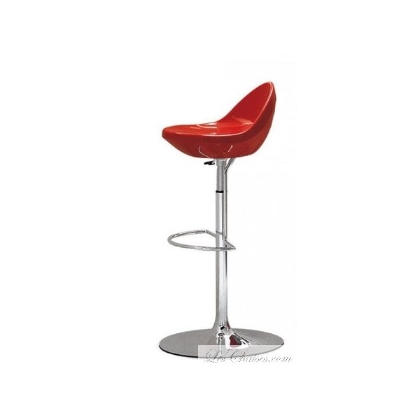 Tabouret haut cuisine rouge