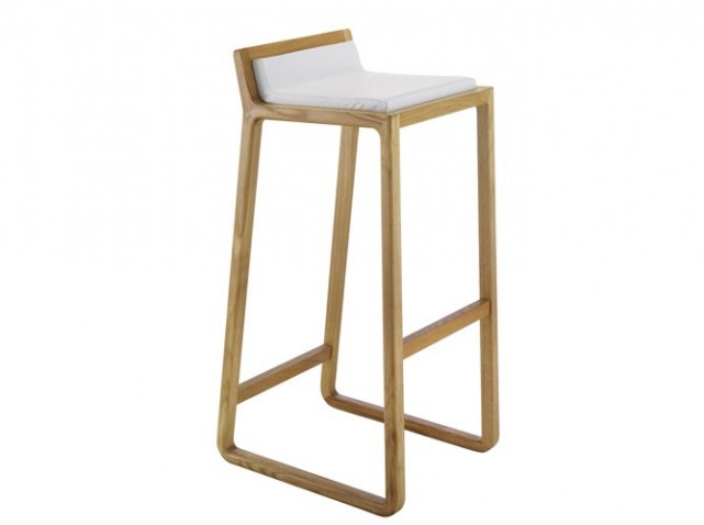 Tabouret de bar bois brut pas cher